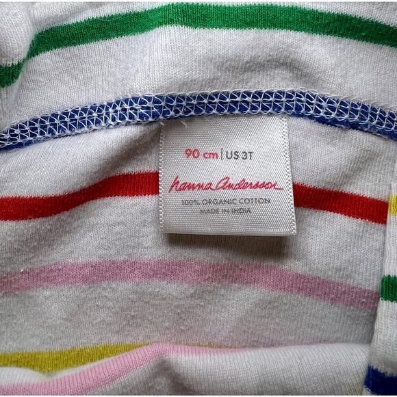 Hanna Andersson rainbow striped romper - Picture 3 of 4